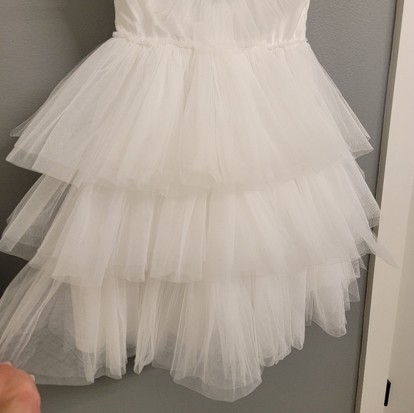 SELFIE LESLIE Froufrou Layered White Tulle Mini Dress - Picture 7 of 13